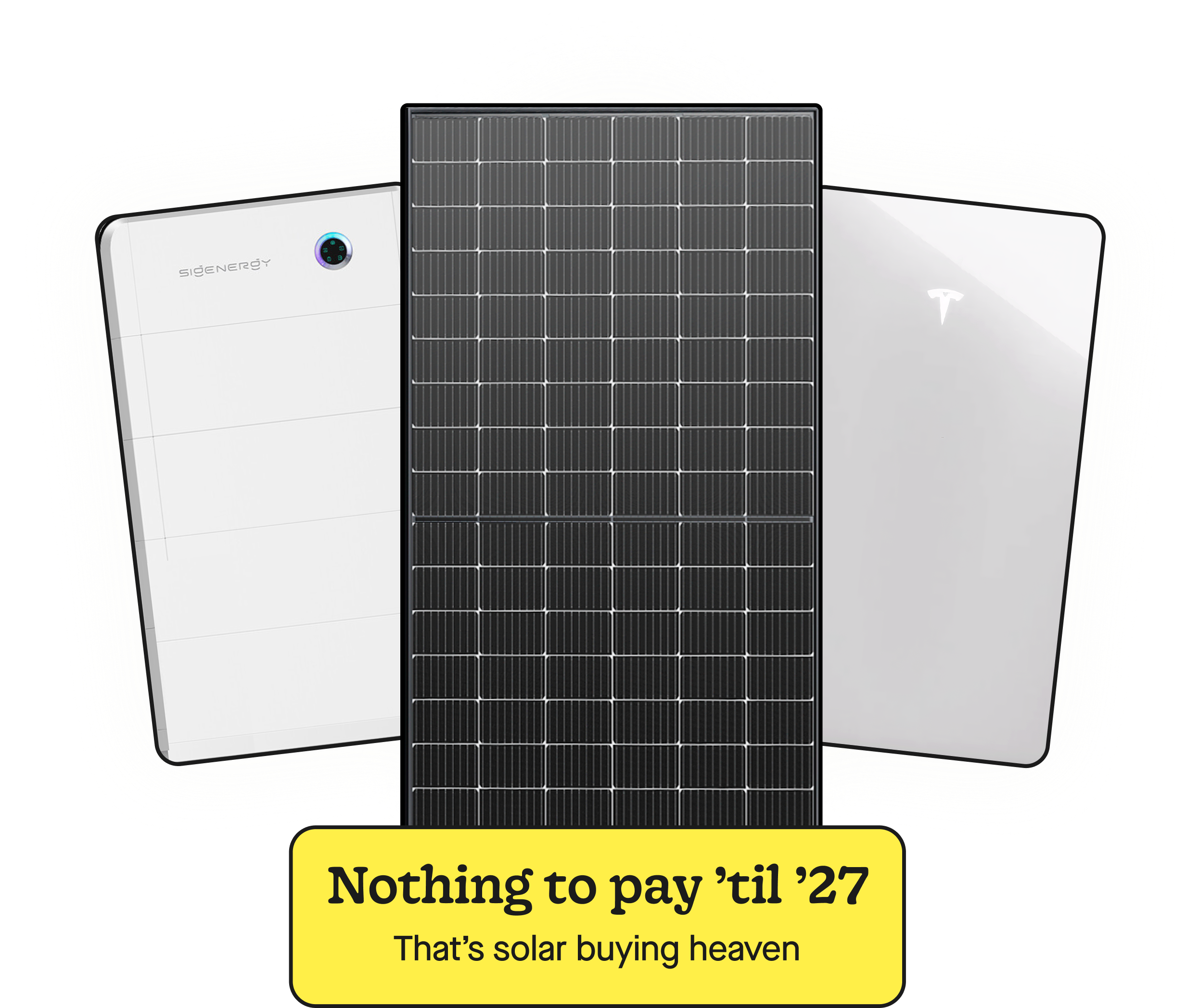 Nothing to pay til '27. That's solar buying heaven.